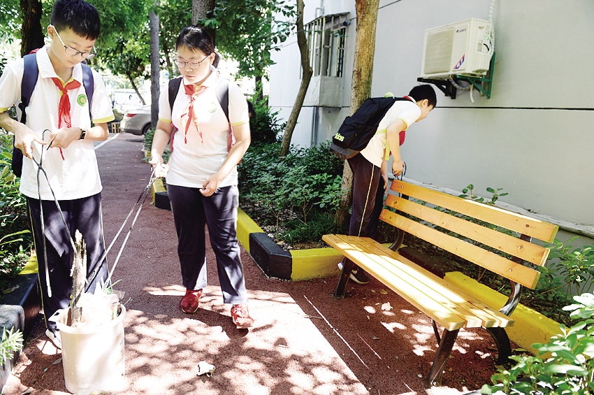大宁路街道开展“大手牵小手”系列活动